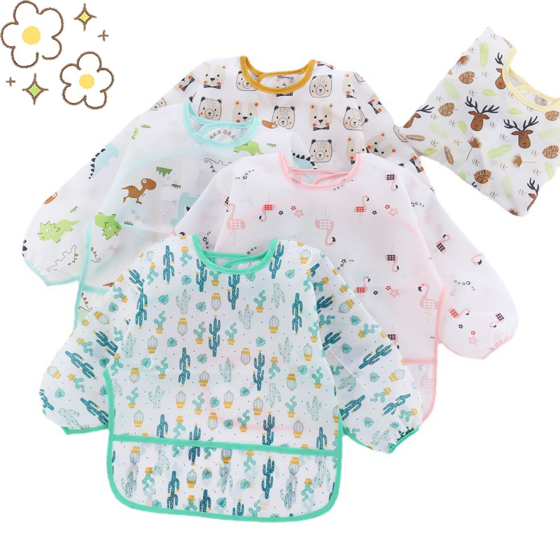 Waterproof Baby Bibs Silicone - 아기 실리콘 만화 턱받이 0-6 년