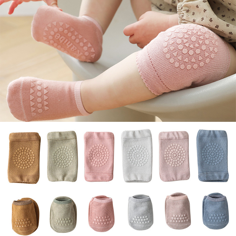 Unisex Baby Socks Non Slip - 안전 아기 무릎 패드 양말 세트