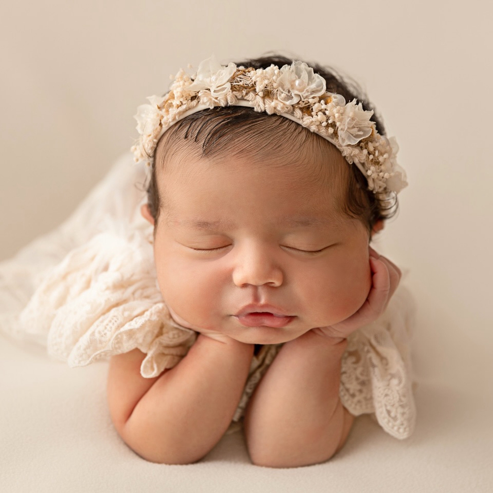 전문 스튜디오 신생아 사진 촬영 소품 롬퍼 자수 유아  - Newborn Baby Girl Romper Floral 리뷰 및 가격