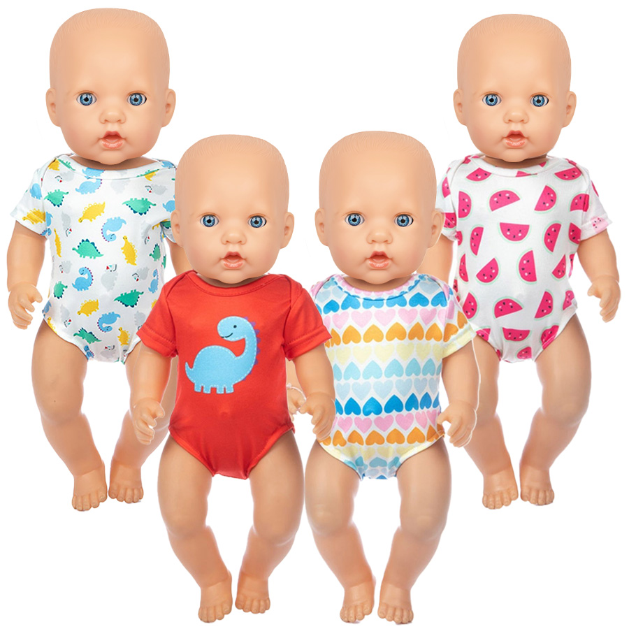 만화 공룡 수영복 16-18 인치 미국 인형 40-45 - Baby Clothes 리뷰 및 가격