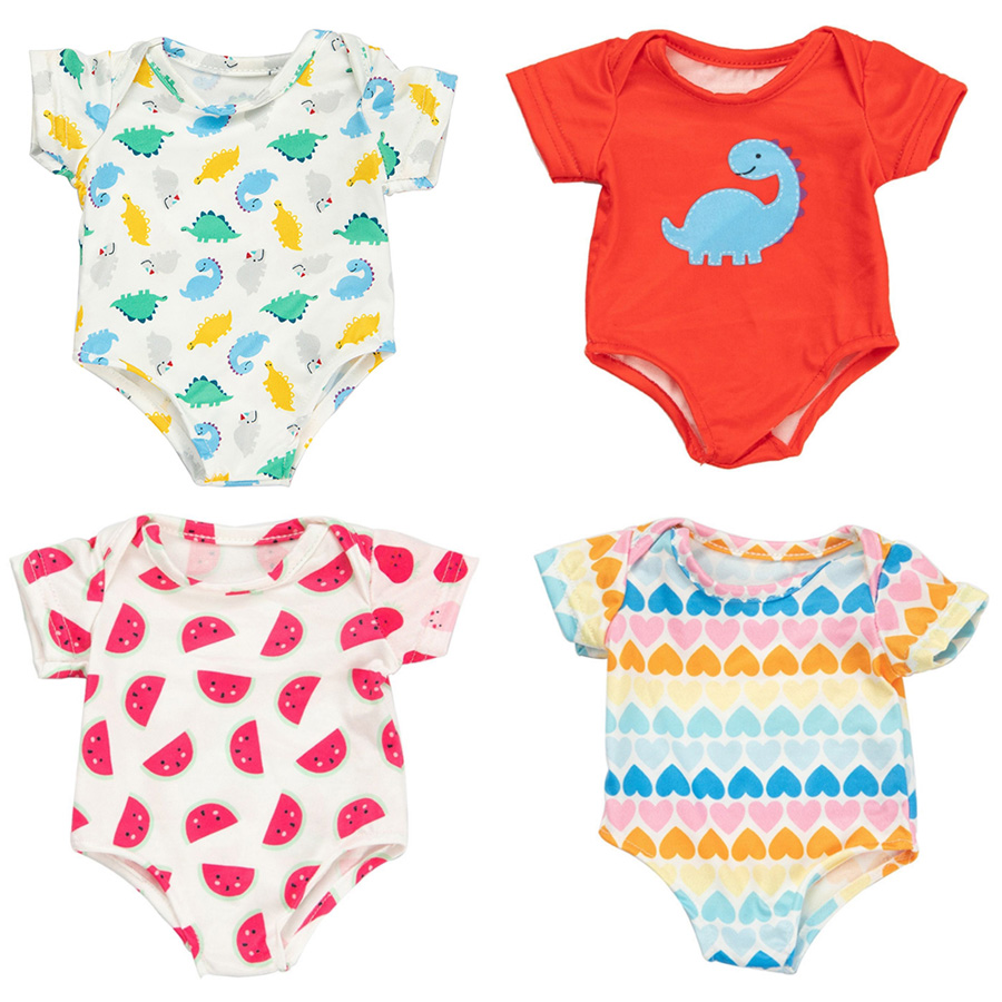 만화 공룡 수영복 16-18 인치 미국 인형 40-45 - Baby Clothes 리뷰 및 가격
