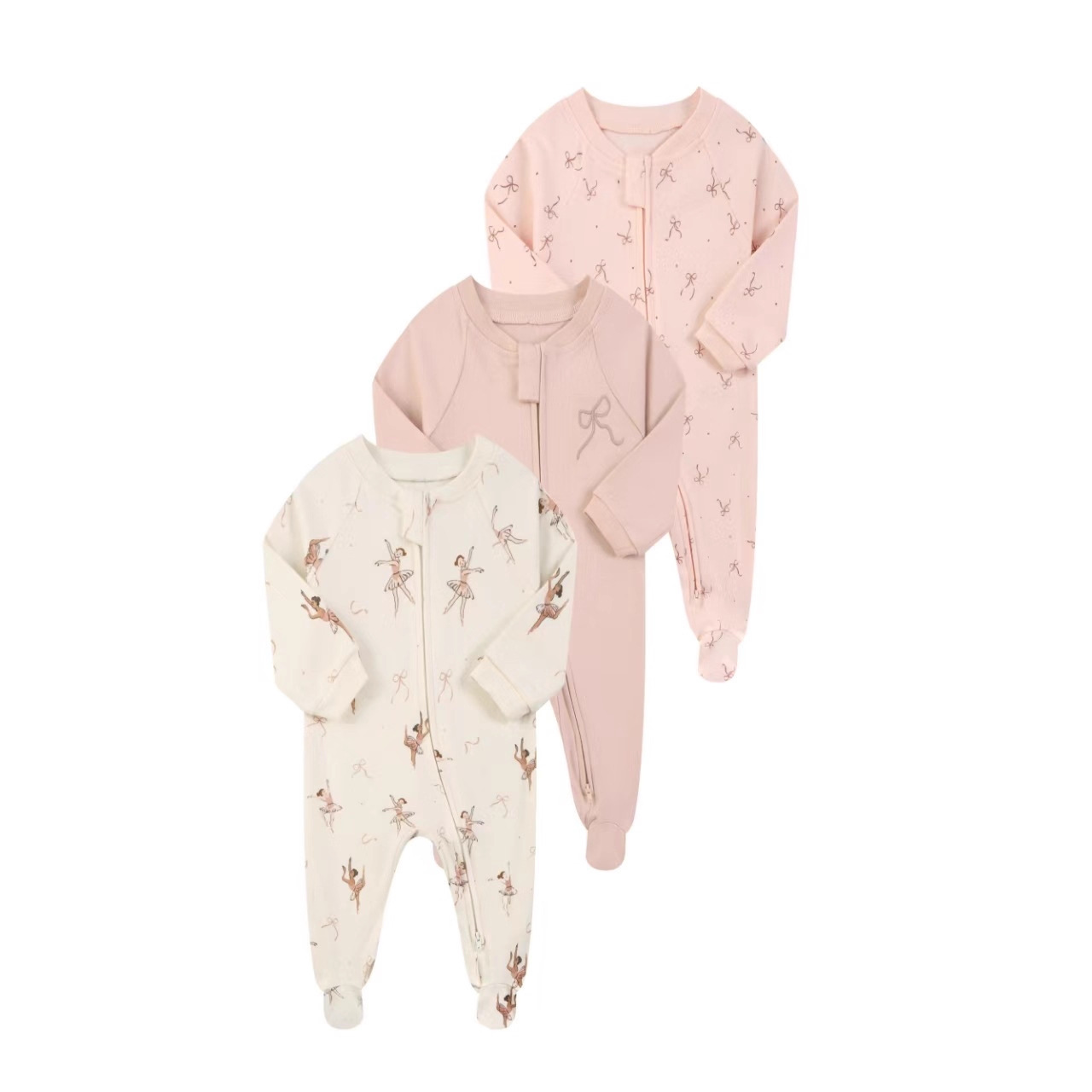 소메니 봄 가을 긴팔 유아용 원지, A급 순면 양방향  - Cotton Baby Onesies Zipper 리뷰 및 가격