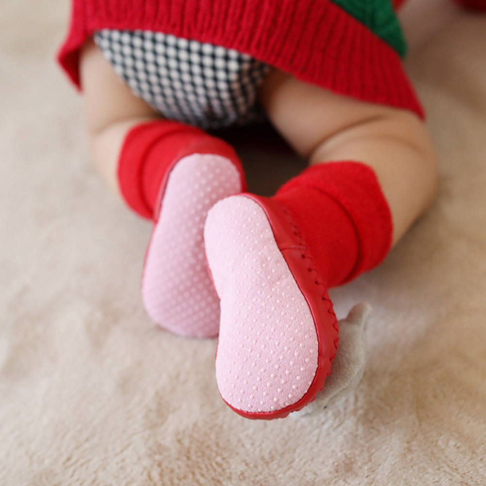 1 쌍 따뜻한 크리스마스 양말 어린이 부드러운 미끄럼  - Unisex Baby Socks Non Slip 리뷰 및 가격