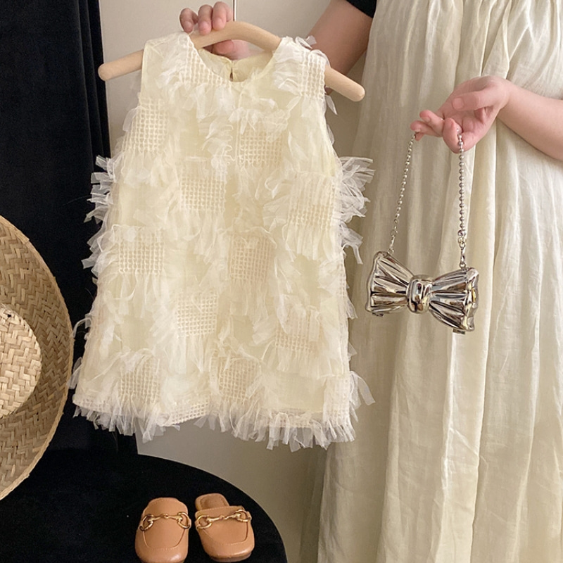 여아 공주 코튼 하이 엔드 원피스 민소매 유아, 우아한 - Toddler Girl Tulle Party Dress 리뷰 및 가격
