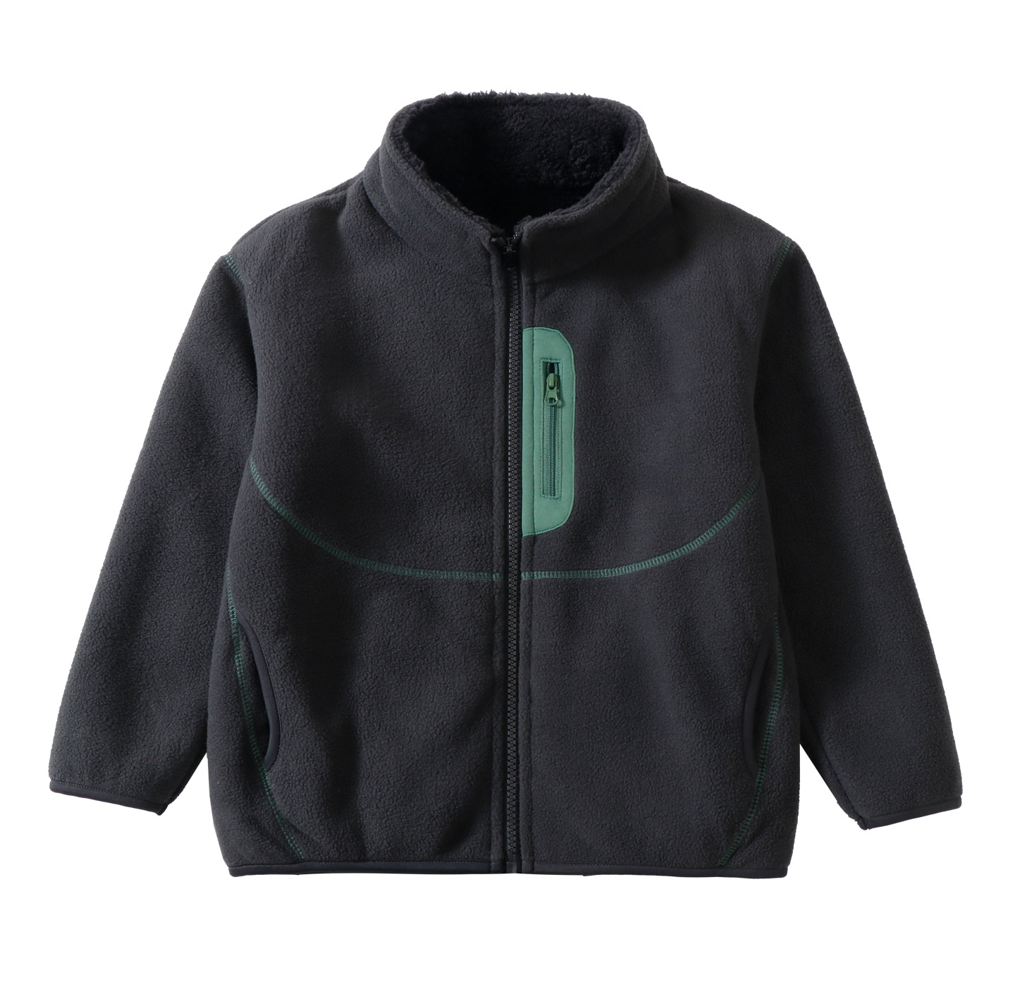 남아 여아 아동용 양면 플리스 코트 칼라 따뜻한 컬러블 - Toddler Boy Winter Fleece Jacket 리뷰 및 가격