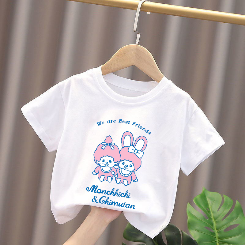 Monchhichi 키즈 티셔츠 애니메이션 피규어 소년 - Baby Clothes 리뷰 및 가격