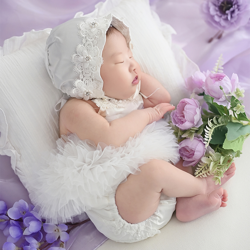 신생아 사진 촬영 의상 아기 소녀 레이스 모자와 투투  - Infant Photography Props Outfit 리뷰 및 가격