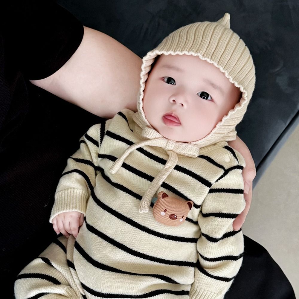 귀여운 단색 아기 모자 겨울 따뜻한 니트 유아 소녀 모 - Infant Beanie Hat With Ears 리뷰 및 가격