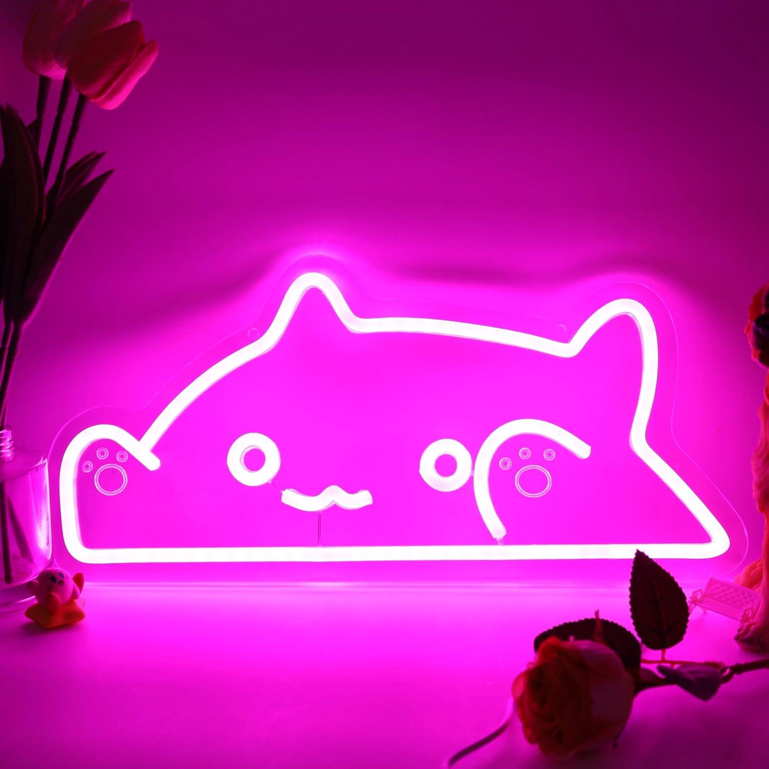 고양이 네온사인 동물 USB 디밍 가능 LED 네온 조 - Nursery 리뷰 및 가격