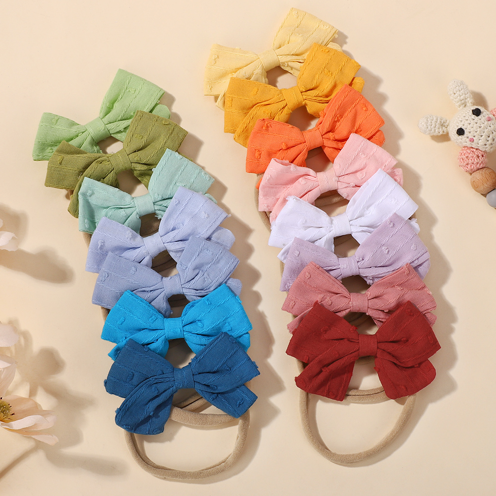 10pcs 어린이 소녀 무작위 컬러 인쇄 활 머리띠 부 - Baby Gear 리뷰 및 가격