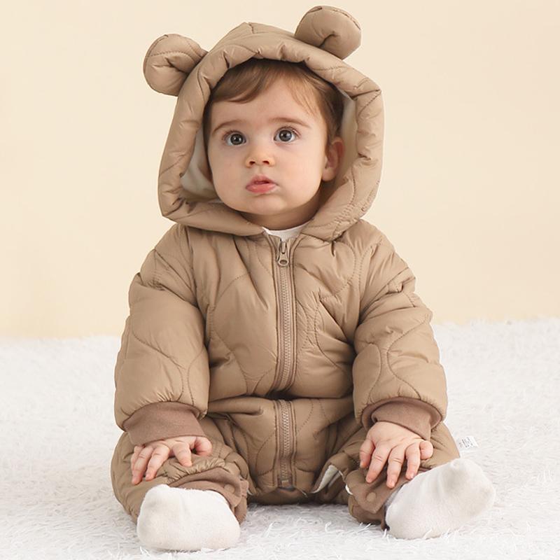신생아 아기 Romper 겨울 두꺼운 면화 점프 슈트  - Cotton Baby Onesies Zipper 리뷰 및 가격