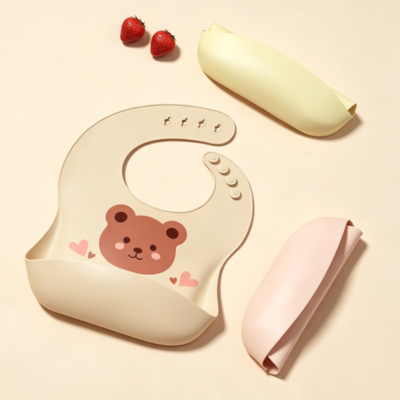 방수 아기 턱받이 부드러운 실리콘 스카프 귀여운 만화  - Waterproof Baby Bibs Silicone 리뷰 및 가격