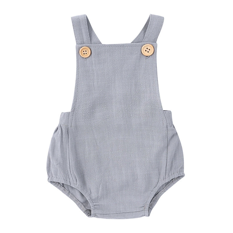 2025 여름 신생아 남아 여아 롬퍼 점프수트 오버올  - Baby Summer Linen Sleeveless Jumpsuit 리뷰 및 가격