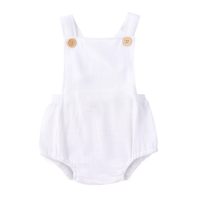 2025 여름 신생아 남아 여아 롬퍼 점프수트 오버올  - Baby Summer Linen Sleeveless Jumpsuit 리뷰 및 가격