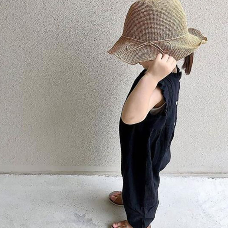 MILANCEL 여름 아기 롬퍼, 민소매 유아 소녀 점 - Baby Summer Linen Sleeveless Jumpsuit 리뷰 및 가격