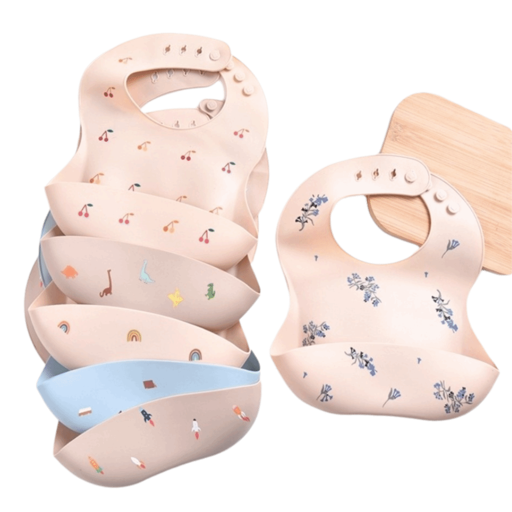 새로운 실리콘 아기 식사용 턱받이 조절 가능한 스트랩  - Waterproof Baby Bibs Silicone 리뷰 및 가격