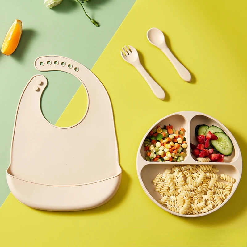 1-5pcs 아기 실리콘 턱받이 방수 턱받이 솔리드 컬 - Waterproof Baby Bibs Silicone 리뷰 및 가격