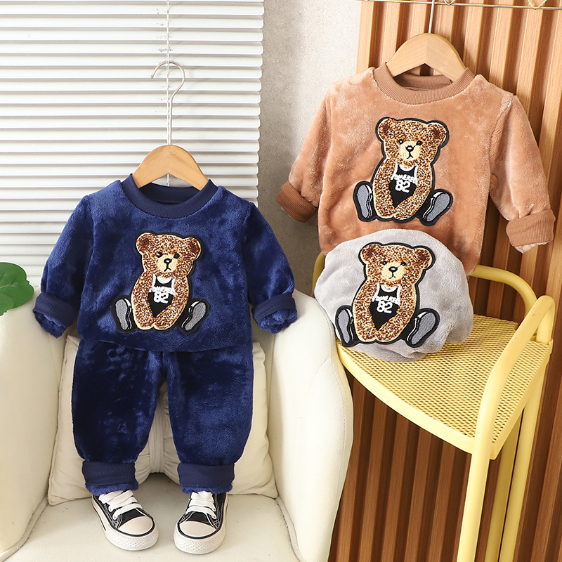 새로운 겨울 아기 ​​소년 옷 어린이 만화 두꺼운 따뜻 - Toddler Boy Winter Fleece Jacket 리뷰 및 가격