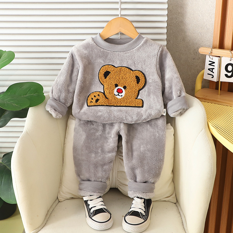 새로운 겨울 아기 ​​소년 옷 어린이 만화 두꺼운 따뜻 - Toddler Boy Winter Fleece Jacket 리뷰 및 가격