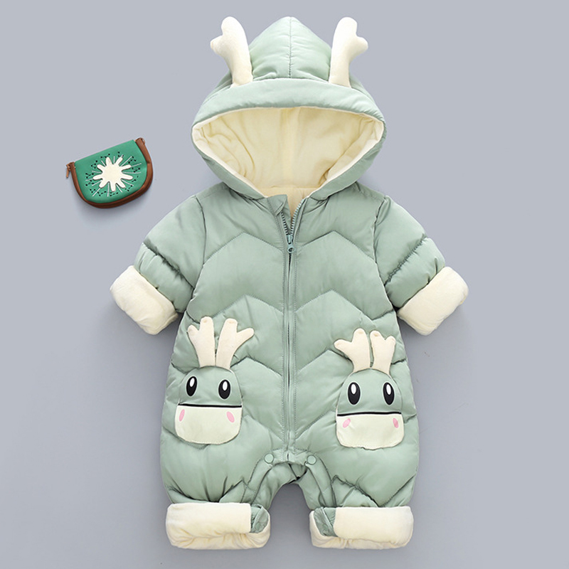 유아 두꺼운 벨벳 롬퍼 의류, 겨울 가을 패딩, 따뜻한 - Cotton Baby Onesies Zipper 리뷰 및 가격