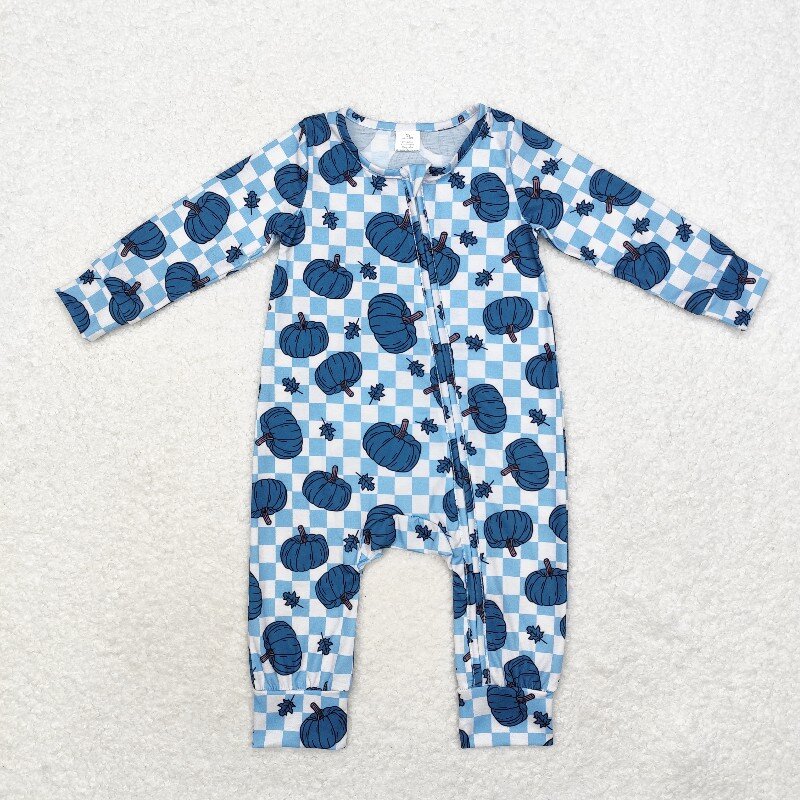 8.21 대나무 플라이 블루 호박잎 체크 지퍼 긴팔 우 - Cotton Baby Onesies Zipper 리뷰 및 가격