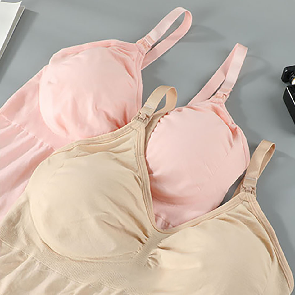 임신 중 하단 레이어가 있는 긴 캐미솔 조끼, 앞 버클 - Maternity Wear 리뷰 및 가격