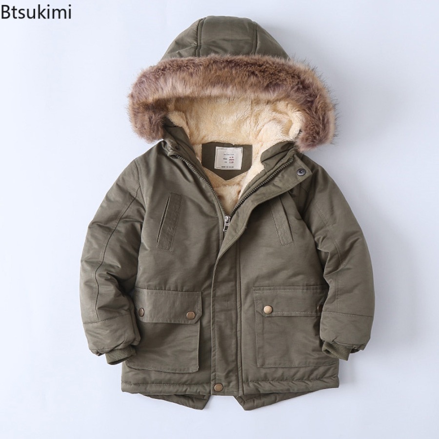 어린이용 플리스 안감 코트 두꺼운 남아 여아용 면 재킷 - Toddler Boy Winter Fleece Jacket 리뷰 및 가격